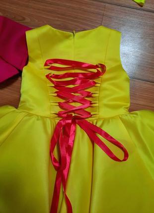 Нарядное платье-платье набор с болеро и метенками5 фото