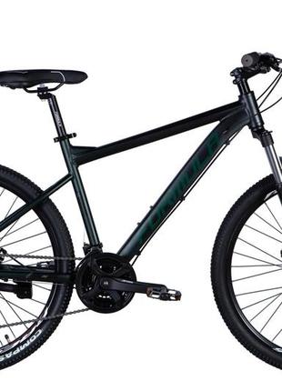 Велосипед al 26" formula f-1 am dd рама-" 2024 (чорно-зелений (м))