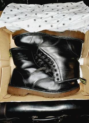 Ботинки, ботинки кожаные, ботинки мужские кожаные, ботинки классические, доктор мартенс,  мартинсы, dr. martens,  ботинки байкерские1 фото