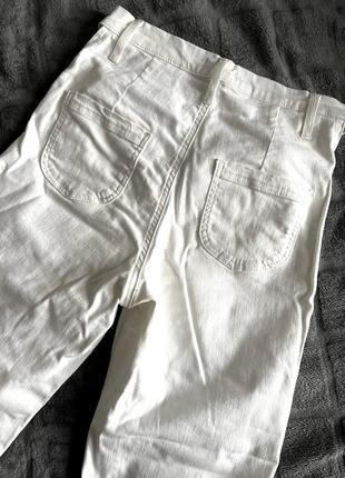 Белые джинсы палаццо4 фото