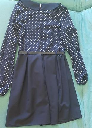 Продам стильное школьное платье3 фото