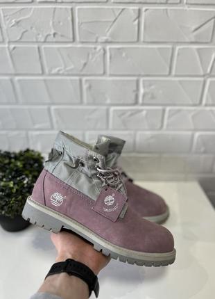 Сапожки мокрый замш 39 р timberland