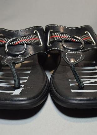 Шльопанці в'єтнамки phil hunt сандалі босоніжки чоловічі шкіряні. оригінал. 41-42 р./27 див.3 фото