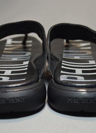 Шльопанці в'єтнамки phil hunt сандалі босоніжки чоловічі шкіряні. оригінал. 41-42 р./27 див.4 фото