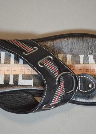 Шльопанці в'єтнамки phil hunt сандалі босоніжки чоловічі шкіряні. оригінал. 41-42 р./27 див.5 фото