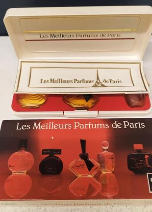 Набір вінтажных мініатюр les meilleurs parfums de paris3 фото