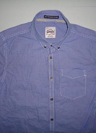 Сорочка superdry vintage oxford (m)3 фото