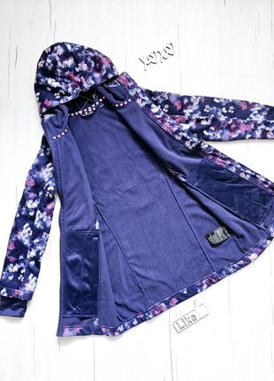 Куртка демісезонна, 134-140см, crivit, німеччина, софтшелл для дівчинки, фліска3 фото