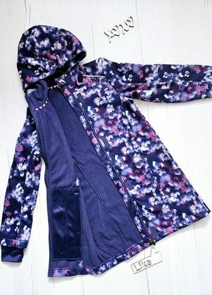 Куртка демісезонна, 134-140см, crivit, німеччина, софтшелл для дівчинки, фліска4 фото