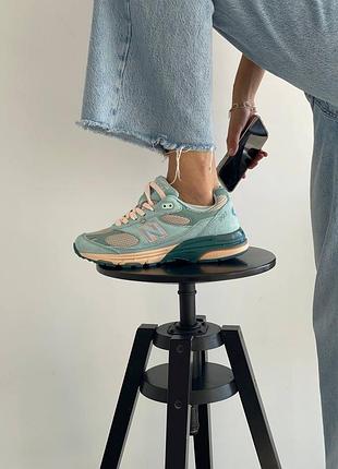 Жіночі неймовірні кросівки якісні зручні яскраві , повсякденні nb 993 blue для жінок