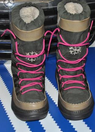 Tommy hilfiger женские ботинки на меху зима теплые