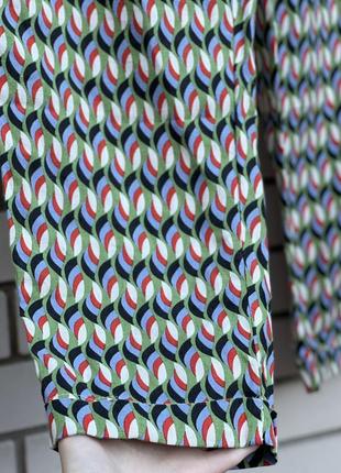 Штаны  брюки с принтом в ретро стиле united colors of benetton7 фото