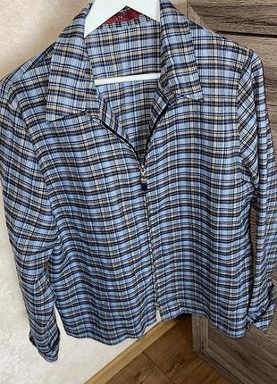 Сорочка оверсайз кофта на молнії