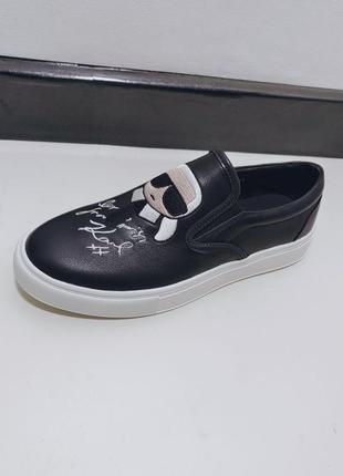 Кожаные лоферы karl lagerfeld3 фото