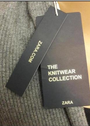 Сірий кардиган віскоза від zara3 фото