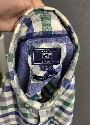 Клетчатая рубашка от бренда f&f5 фото
