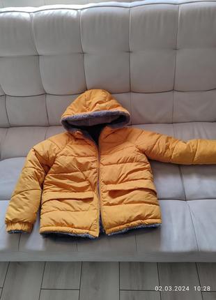 Двостороння зимова курточка,куртка1 фото