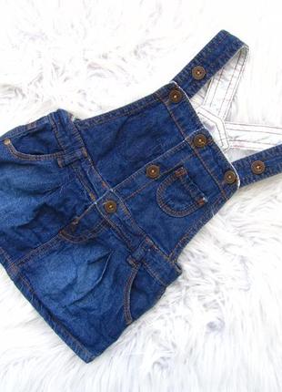 Стильный джинсовый сарафан f&f