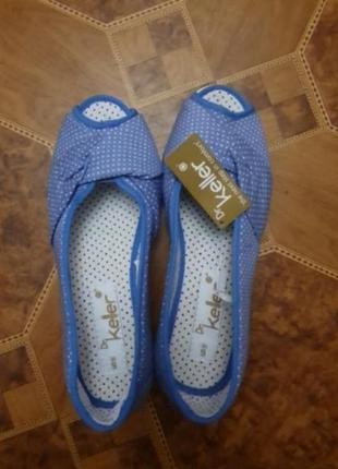 Туфли тапочки текстильные dr.keller