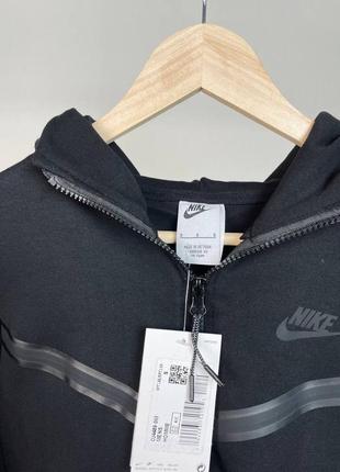 Чоловіча кофта nike tech fleece в різних кольорах та розмірах, якісна кофта зручна на застібці з капюшоном4 фото