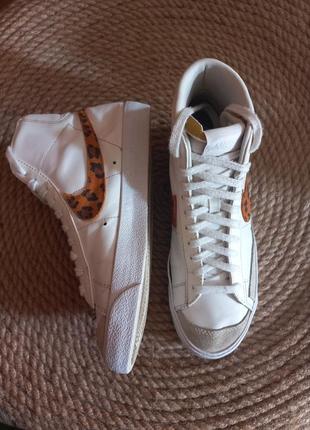 Кеди nike blazer mid leopard