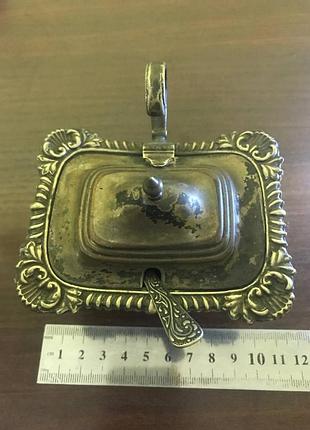 Посеребрена цукорниця початку прошлого сторіччя