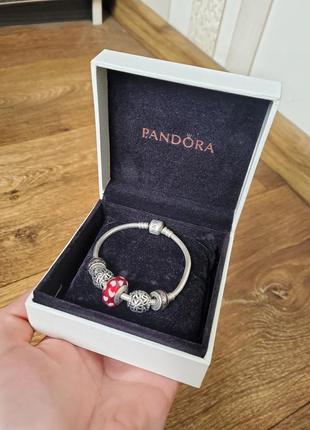 Серебряный браслет pandora, оригинал