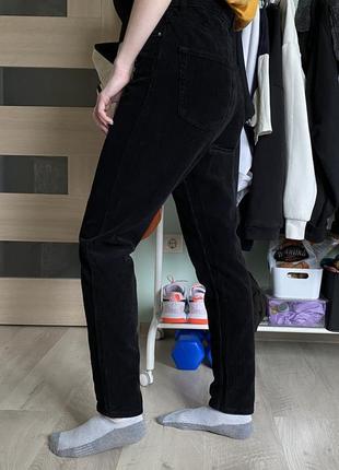 Чорні джинси вельветові1 фото