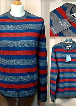 Джемпер у смужку pure extra fine lambswool