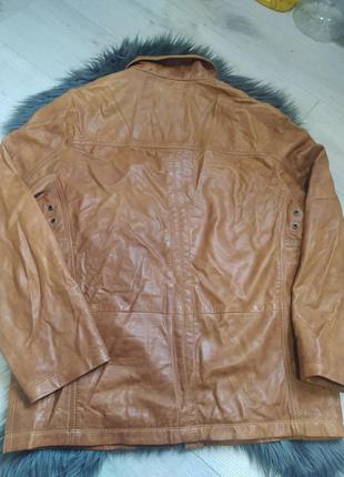 🔥🔥🔥натуральная мягкая кожаная современная куртка на подкладке катон brend original4 фото
