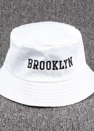 Панама brooklyn (бруклин) белая, унисекс wuke one size