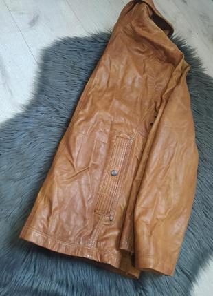 🔥🔥🔥натуральная мягкая кожаная современная куртка на подкладке катон brend original6 фото