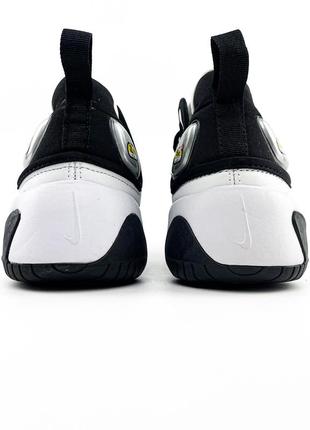 Кросівки в різних кольорах і розмірах, стильні кросівки для чоловіків повсякденні зручні nike zoom 2k 'black/white'5 фото