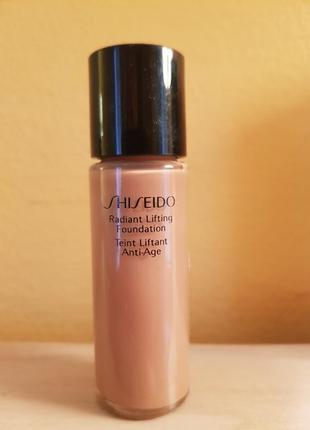 Shiseido radiant lift foundation тональний крем ліфтінг тестер