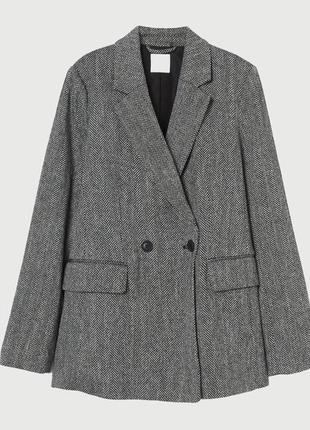 Піджак двубортний h&m