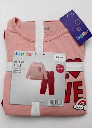 Lupilu. пижама, комплект для девочки 110 - 116 размер5 фото