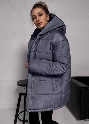 Куртка зефирка женская зимняя стеганая разм. s-xl2 фото