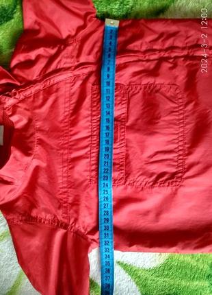 Червона курточка вітровка 12-18 міс.3 фото