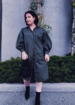 Плаття  сорочка з широкими рукавами