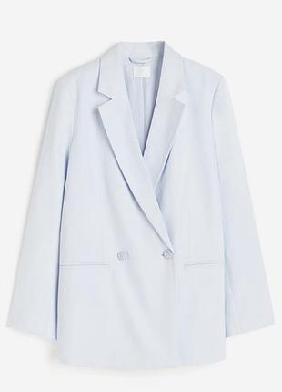 Піджак h&m колір світлоголубий