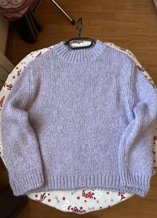 Продам светр лавандового кольору2 фото