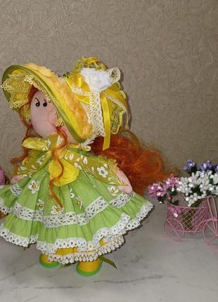 Чарівна  подарункова  текстильна  лялечка.