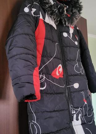 Куртка-пальто, демісезон, 130-140р.4 фото