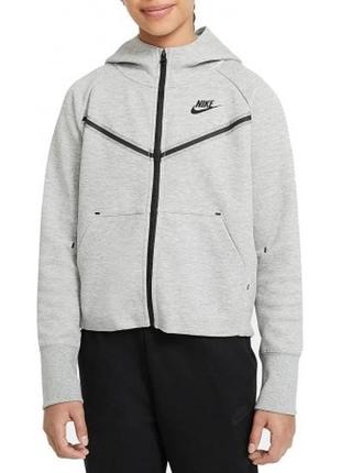 Женская кофта толстовка худи nike tech fleece hoodie full zip cz2570-091