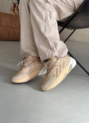 Кросівки adidas ozelia beige5 фото