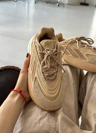 Кросівки adidas ozelia beige8 фото