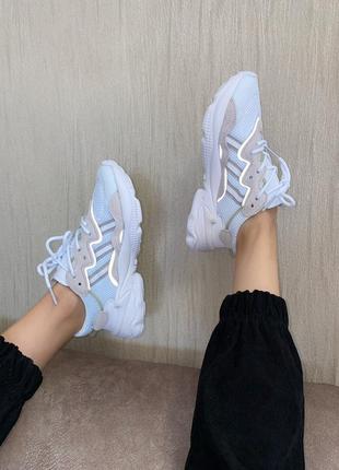 Кросівки adidas ozweego white/grey6 фото