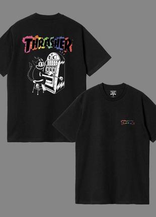 Футболка thrasher трешер футба футболка чоловічі мужские футболки1 фото