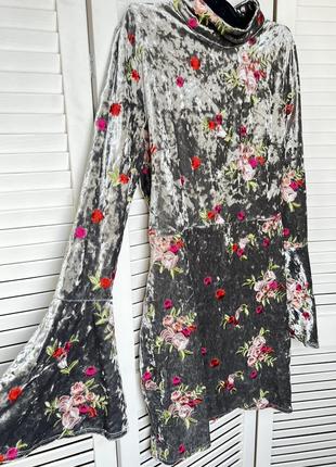 Велюрова сукня missguided плаття з відкритою спиною1 фото