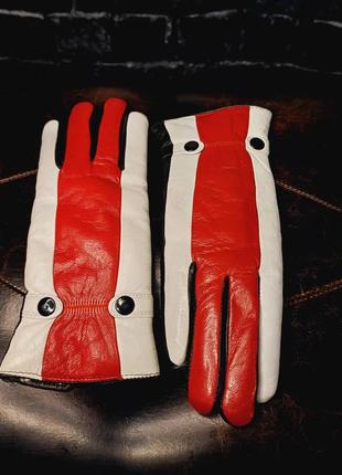 Рукавички, рукавички шкіряні, рукавички шкіряні жіночі, мото рукавички, рукавички теплі, рукавички на хутрі, рукавички на овчині3 фото